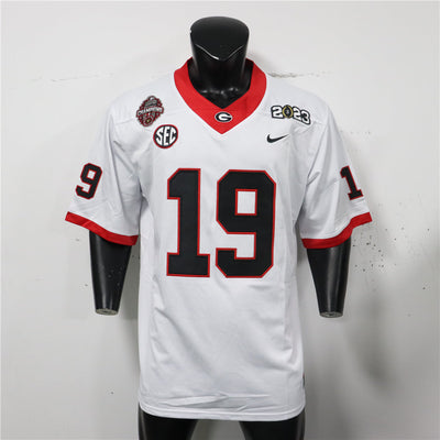 Men's #19 Brock Bowers Georgia Bulldogs College Football Jersey