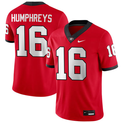 Men’s  #16 London Humphreys Georgia Bulldogs Football Jersey