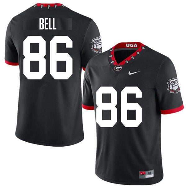 Men’s #86 Dillon Bell Georgia Bulldogs Football Jersey