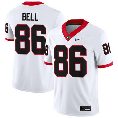 Men’s #86 Dillon Bell Georgia Bulldogs Football Jersey