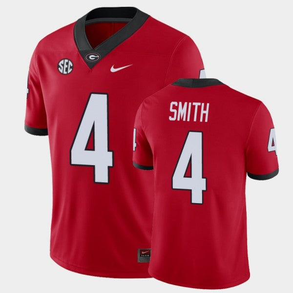 Men's #4 Nolan Smith Georgia Bulldogs Football Jersey