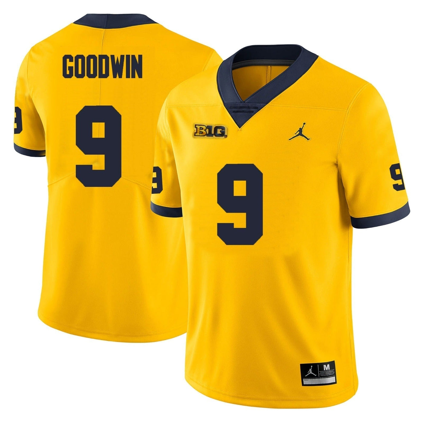 Men’s #9 Channing Goodwin Michigan Wolverines Football Jersey