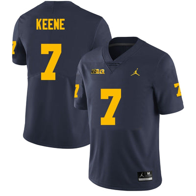 Men’s  #7 Mikey Keene Michigan Wolverines Football Jersey