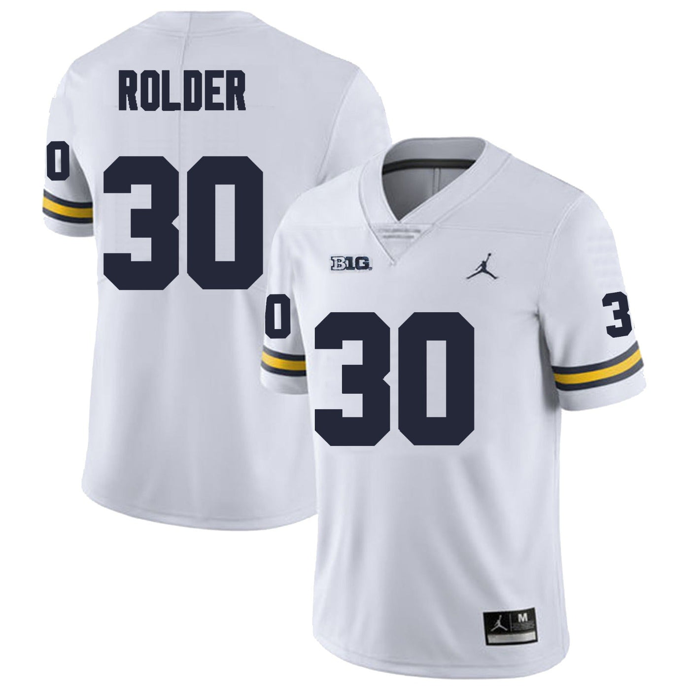 Men’s #30 Jimmy Rolder Michigan Wolverines  Football Jersey
