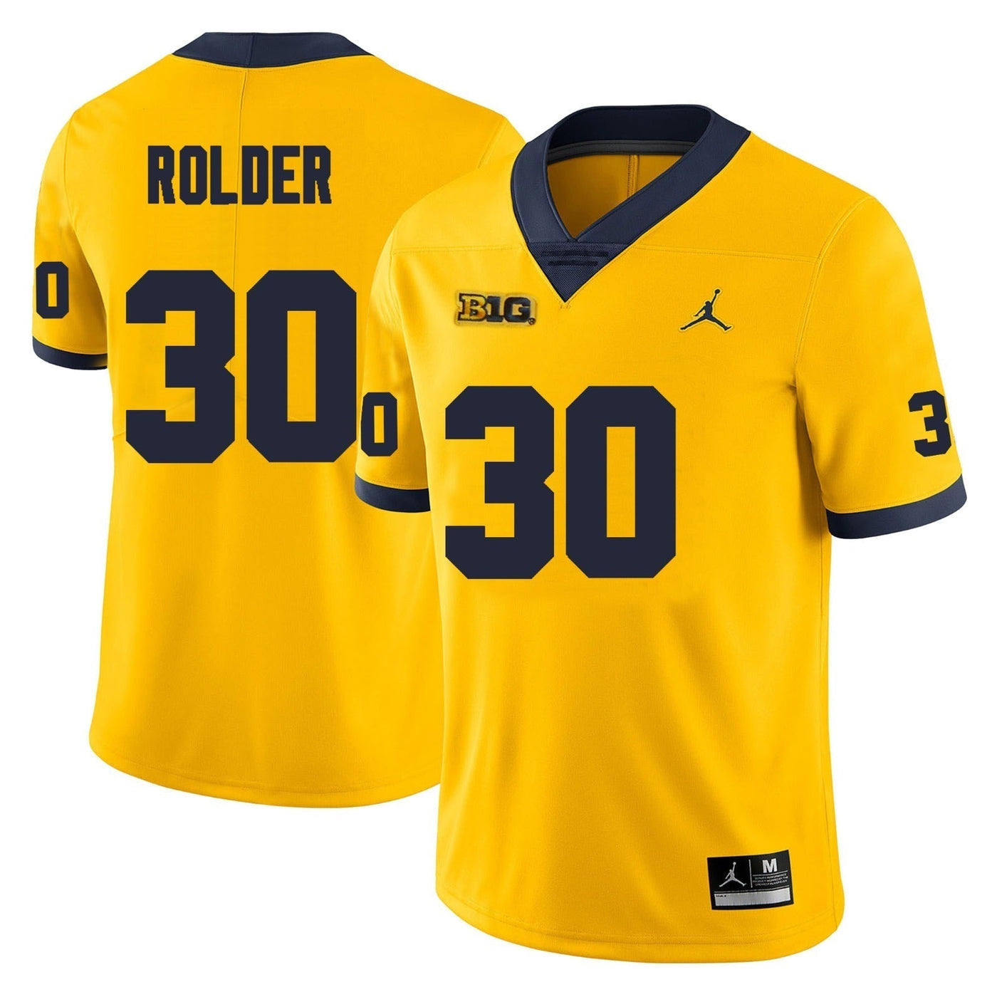 Men’s #30 Jimmy Rolder Michigan Wolverines  Football Jersey