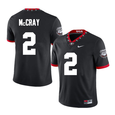 Men's #2 Josh McCray Georgia Bulldogs Football Jersey