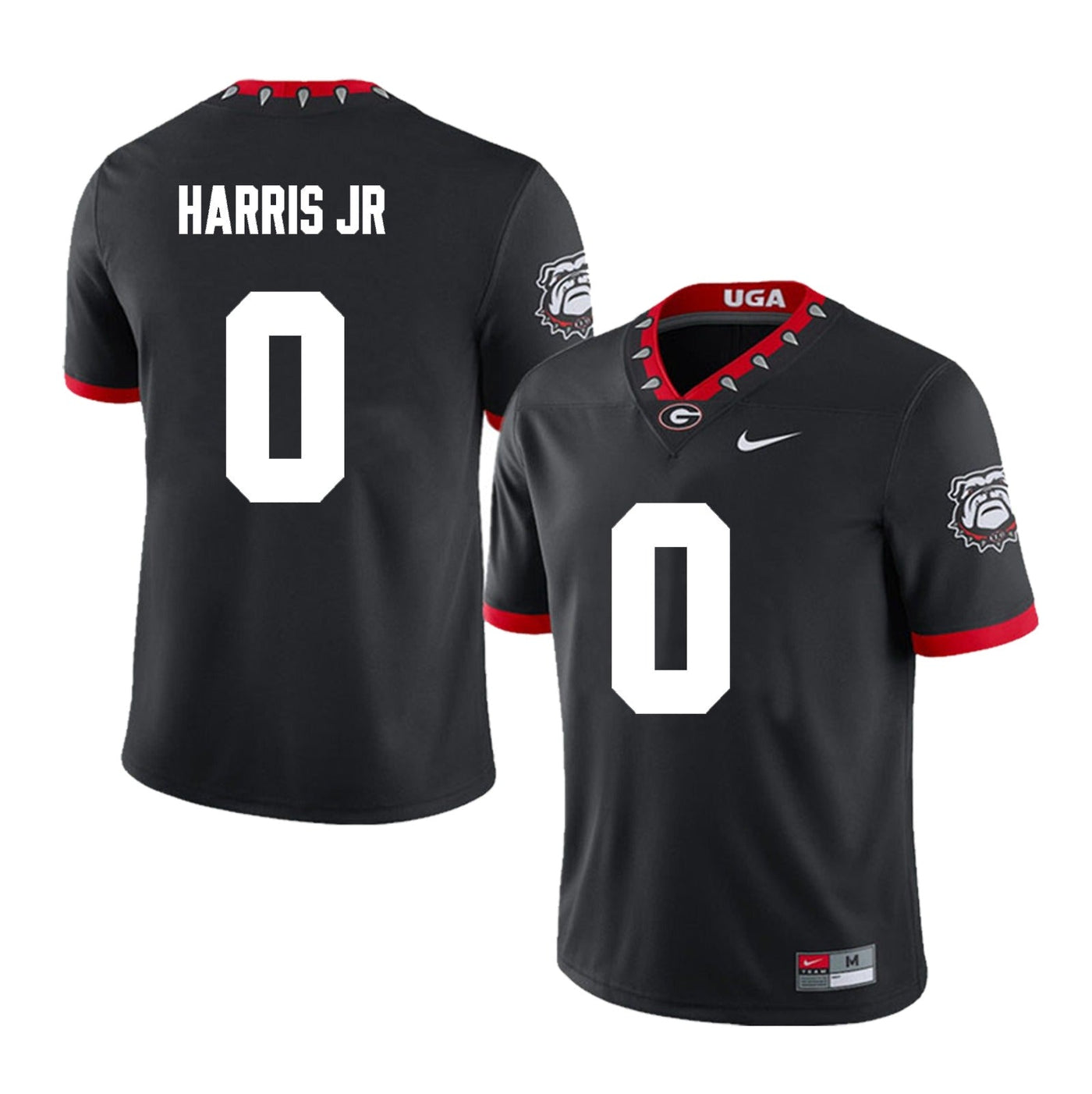 Men's #0 Gabe Harris Jr. Georgia Bulldogs Football Jersey