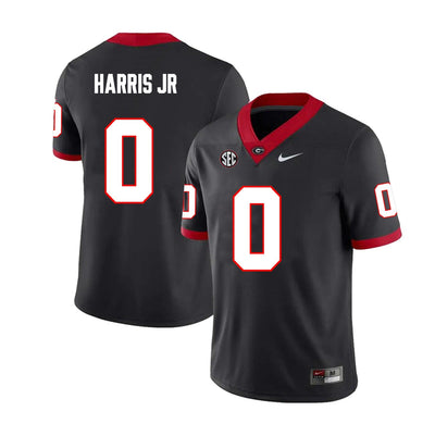 Men's #0 Gabe Harris Jr. Georgia Bulldogs Football Jersey