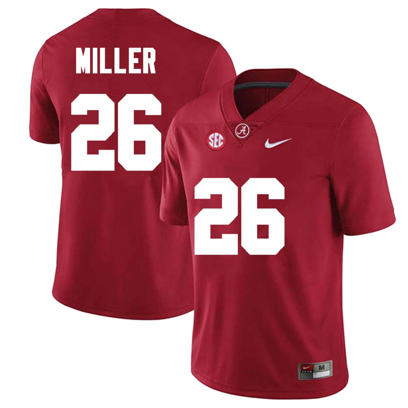 Men's #26 Jam Miller Alabama Crimson Tide Football Jersey