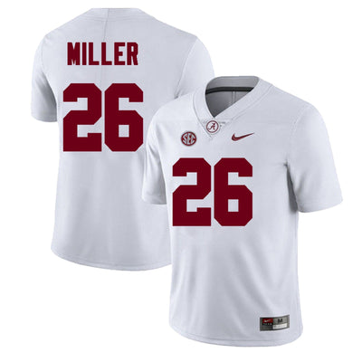 Men's #26 Jam Miller Alabama Crimson Tide Football Jersey