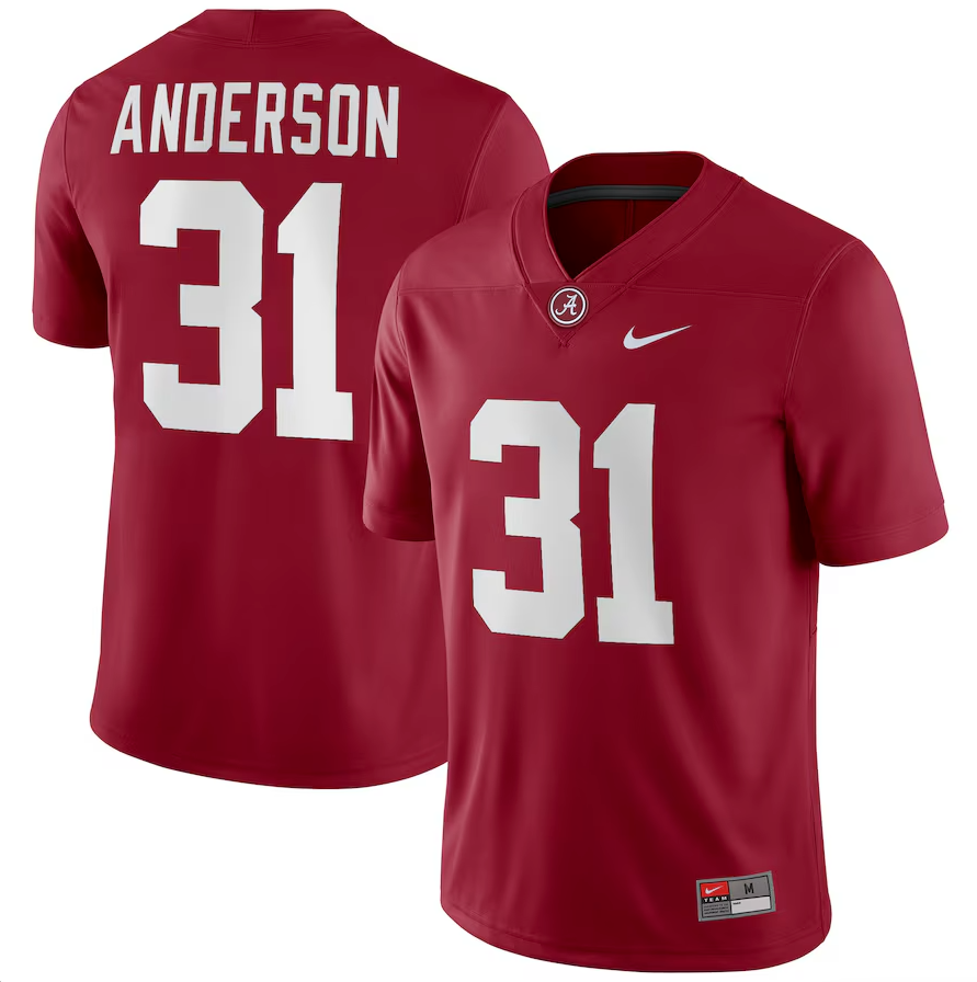 Men's #31 Will Anderson Jr. Alabama Crimson Tide Football Jersey