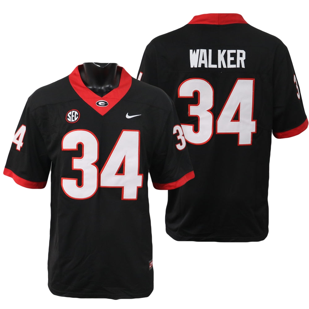 Men's  #34 Herschel Walker Georgia Bulldogs College Football Jersey