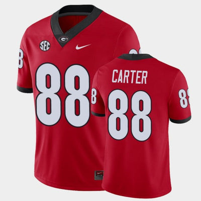 Men's #88 Jalen Carter Georgia Bulldogs Football Jersey
