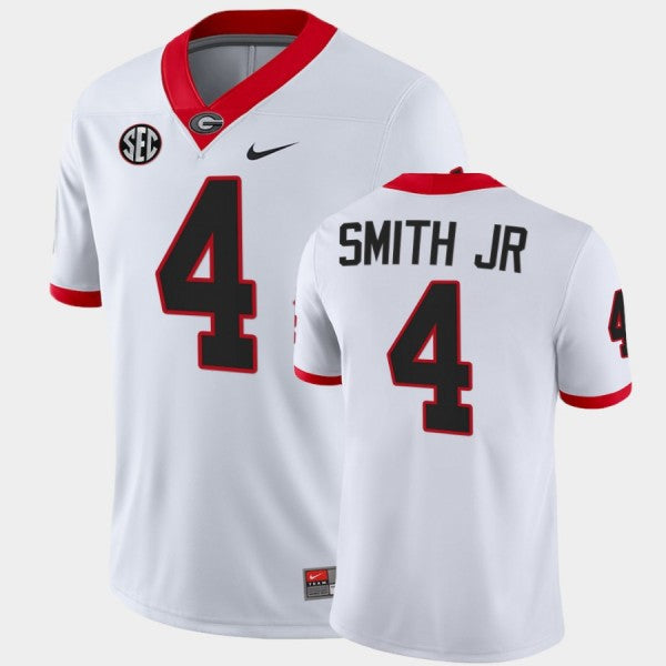 Men's #4 Nolan Smith Georgia Bulldogs Football Jersey