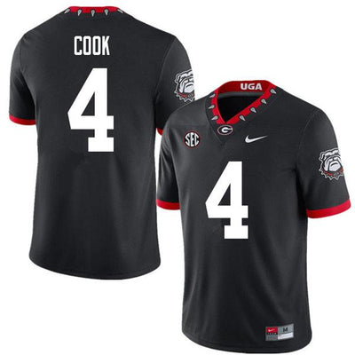 Men's  #4 James Cook Georgia BulldogsGame College Football Jersey