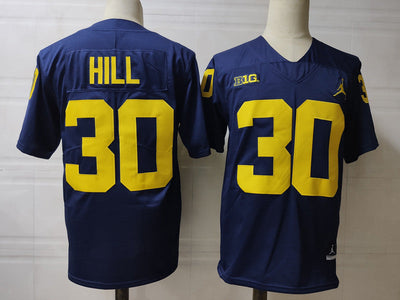 Men's #30 Daxton Hill Alumni Michigan Wolverines Football Jersey