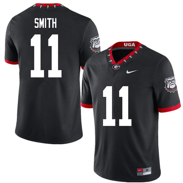 Men's #11 Arian Smith Georgia Bulldogs College Football Jersey