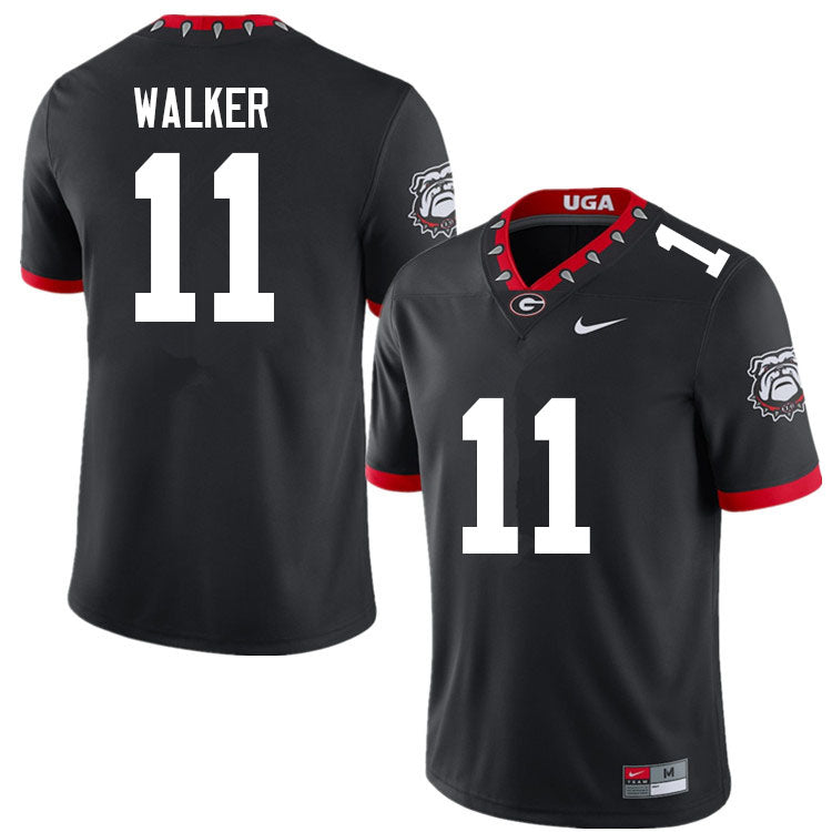 Men's #11 Jalon Walker Georgia Bulldogs College Football Jersey