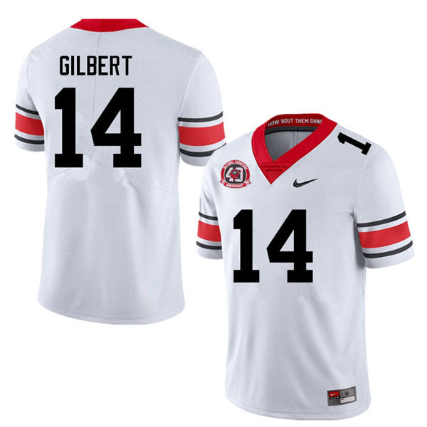 Men's #14 Arik Gilbert Georgia Bulldogs College Football Jersey