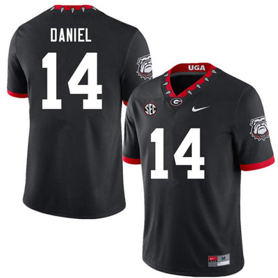 Men's #14 David Daniel Georgia Bulldogs College Football Jersey