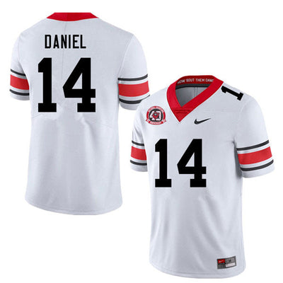 Men's #14 David Daniel Georgia Bulldogs College Football Jersey