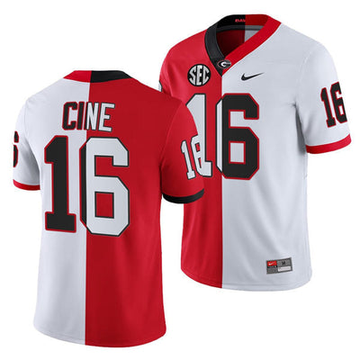 Men's #16 Lewis Cine Georgia Bulldogs College Football Jersey