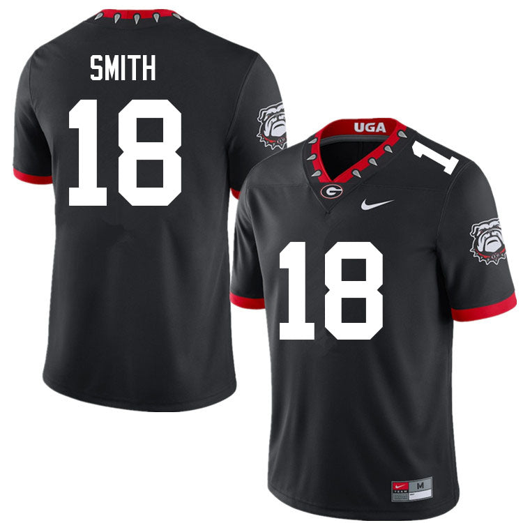 Men's #18 C.J. Smith  Georgia Bulldogs College Football Jersey