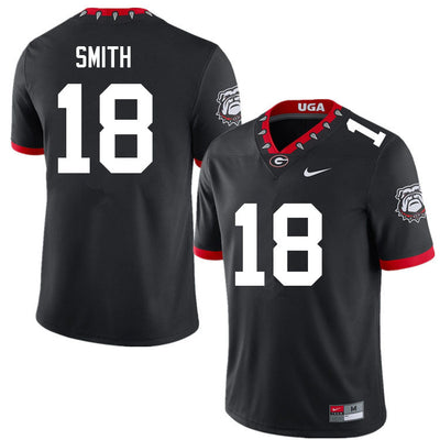 Men's #18 C.J. Smith  Georgia Bulldogs College Football Jersey