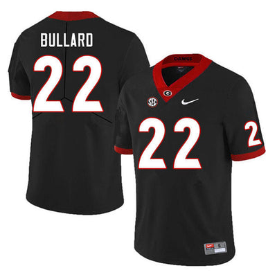 Men's #22 Javon Bullard Georgia Bulldogs College Football Jersey