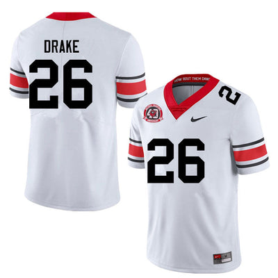 Men's #26 Collin Drake Georgia Bulldogs College Football Jersey