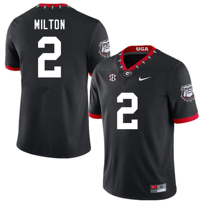 Men's #2 Kendall Milton Georgia Bulldogs College Football Jersey