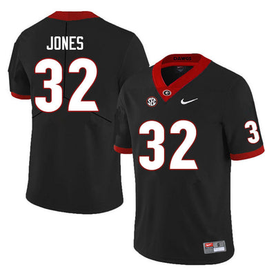 Men's #32 Cash Jones Georgia Bulldogs College Football Jersey