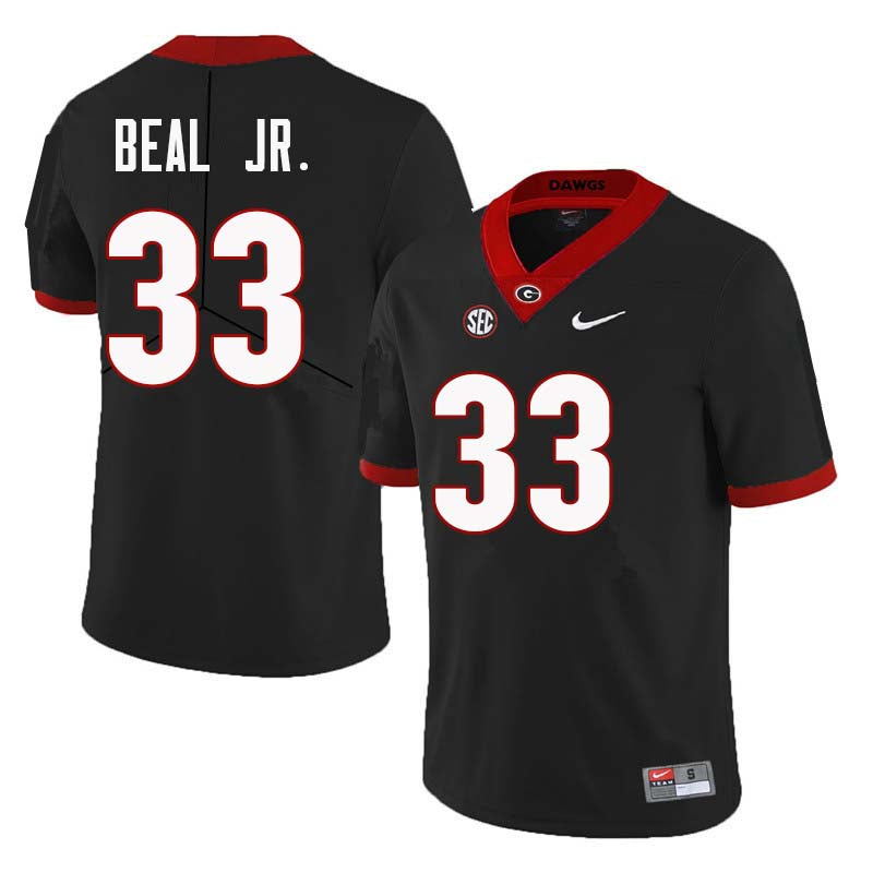 Men's #33 Robert Beal Jr. Georgia Bulldogs College Football Jersey