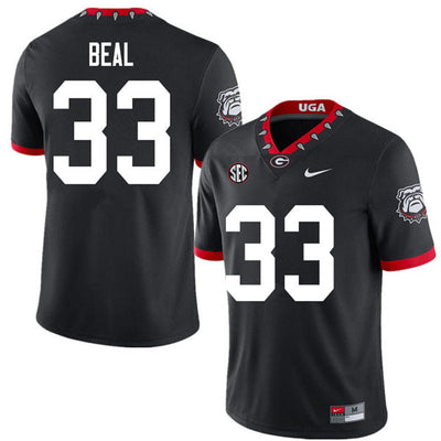 Men's #33 Robert Beal Jr. Georgia Bulldogs College Football Jersey