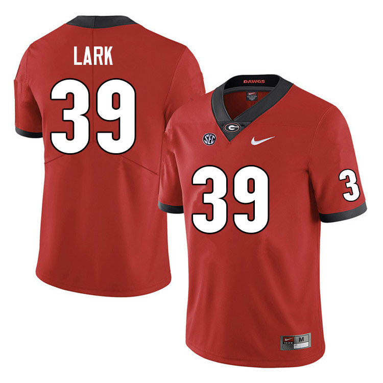 Men's #39 Collin Lark Georgia Bulldogs College Football Jersey
