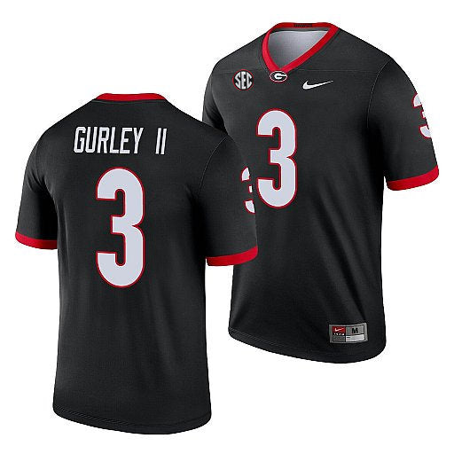 Men's #3 Todd Gurley II Georgia Bulldogs College Football Jersey