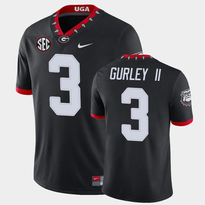 Men's #3 Todd Gurley II Georgia Bulldogs College Football Jersey