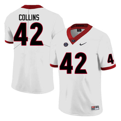 Men's  #42 Graham Collins Georgia BulldogsCollege Football Jersey