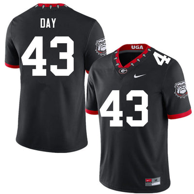 Men's #43 Davis Day Georgia Bulldog College Football Jersey
