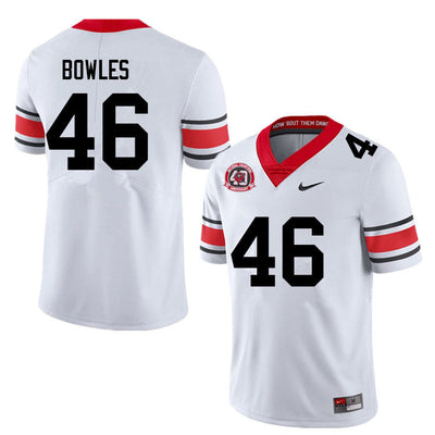 Men's #46 Payton Bowles Georgia Bulldog College Football Jersey