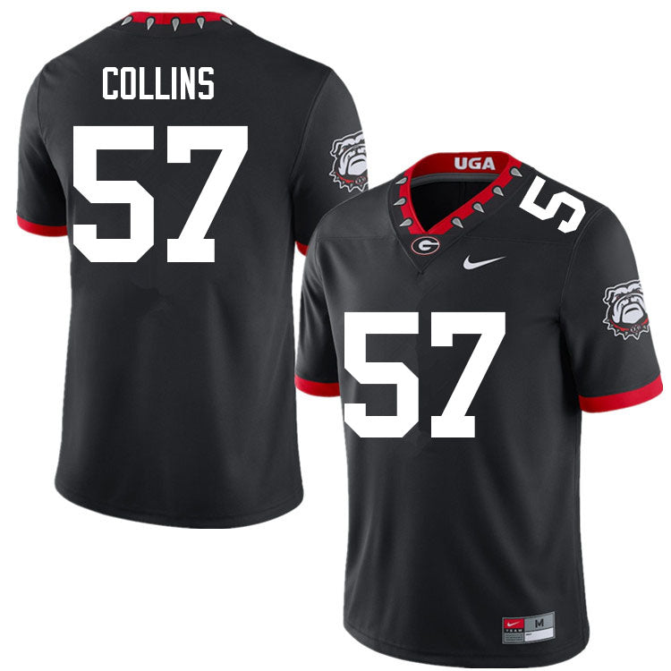 Men's #57 Luke Collins Georgia Bulldog College Football Jersey