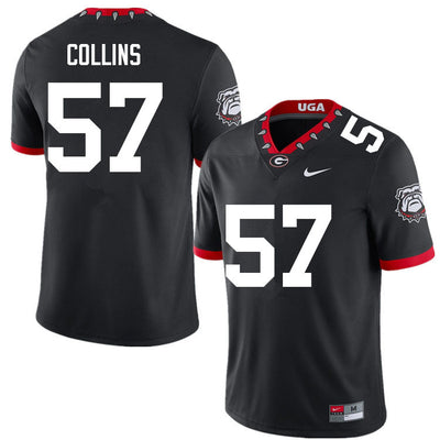 Men's #57 Luke Collins Georgia Bulldog College Football Jersey