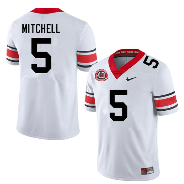 Men's #5 Adonai Mitchell Georgia Bulldogs College Football Jersey