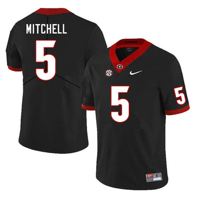 Men's #5 Adonai Mitchell Georgia Bulldogs College Football Jersey