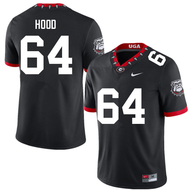 Men's #64 Jacob Hood Georgia Bulldog College Football Jersey