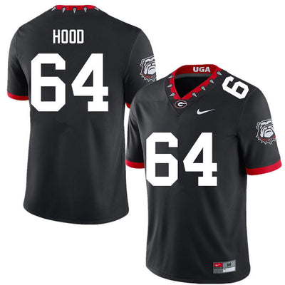 Men's #64 Jacob Hood Georgia Bulldog College Football Jersey