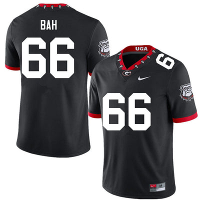Men's #66 Aliou Bah Georgia Bulldog College Football Jersey