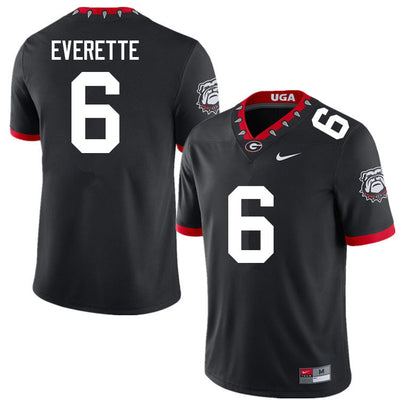Men's #6 Daylen Everette Georgia Bulldogs College Football Jersey