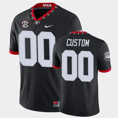 Men's #00 Custom Georgia Bulldogs College Football Jersey