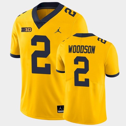Men's #2 Charles Woodson Michigan Wolverines  College Football Jersey